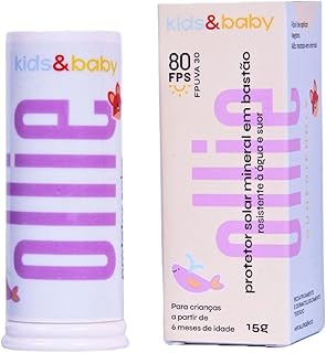 Protetor Solar Infantil em Bastão Mineral FPS 80 FPUVA 30