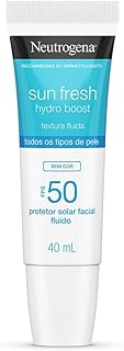 Protetor Solar Facial Neutrogena Sun Fresh Hydro Boost Sem Cor FPS 50 40mL