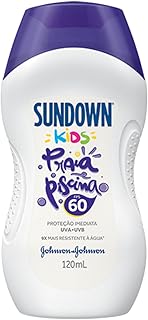 Johnson's Sundown Protetor Solar Infantil Corpo E Rosto Praia E Piscina Kids Fps 60 120Ml
