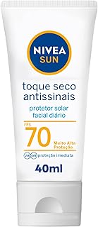 NIVEA SUN Protetor Solar Facial Toque Seco Antissinais FPS 70