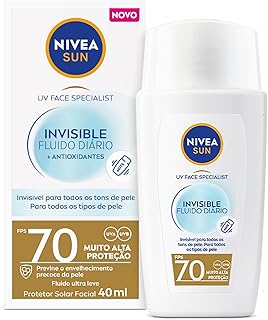 NIVEA SUN Protetor Solar Facial Fluido UV Face Specialist Invisible FPS 70
