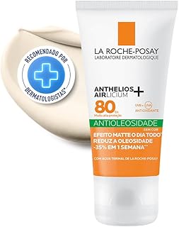 La Roche-Posay Anthelios Airlicium, Protetor Solar Facial Antioleosidade FPS80